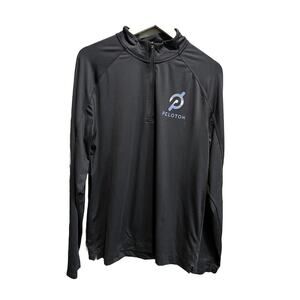 Rhone Peloton Black Long Sleeve 1/4 Zip Men's Activewear Top Size‎ Large